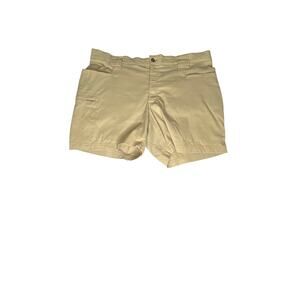 Duluth trading size 40 flex on the fly shorts khaki zip pockets * small flaw
